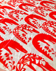 Croc Bite linen cotton piece 50cm