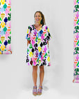 Artist Way Garden dress 100% seersucker cotton (mid-length)