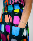 Paint Swatch seersucker skirt