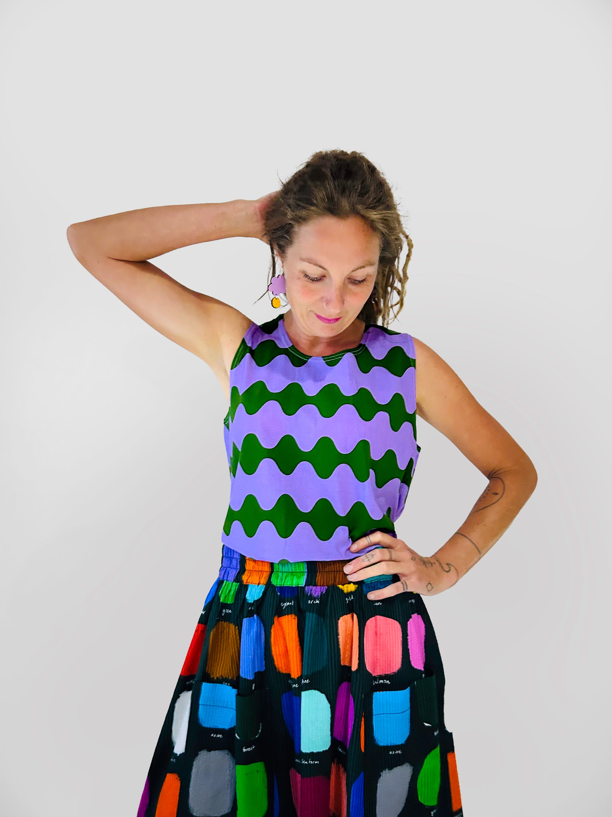 The Artist Move Jersey Skirt